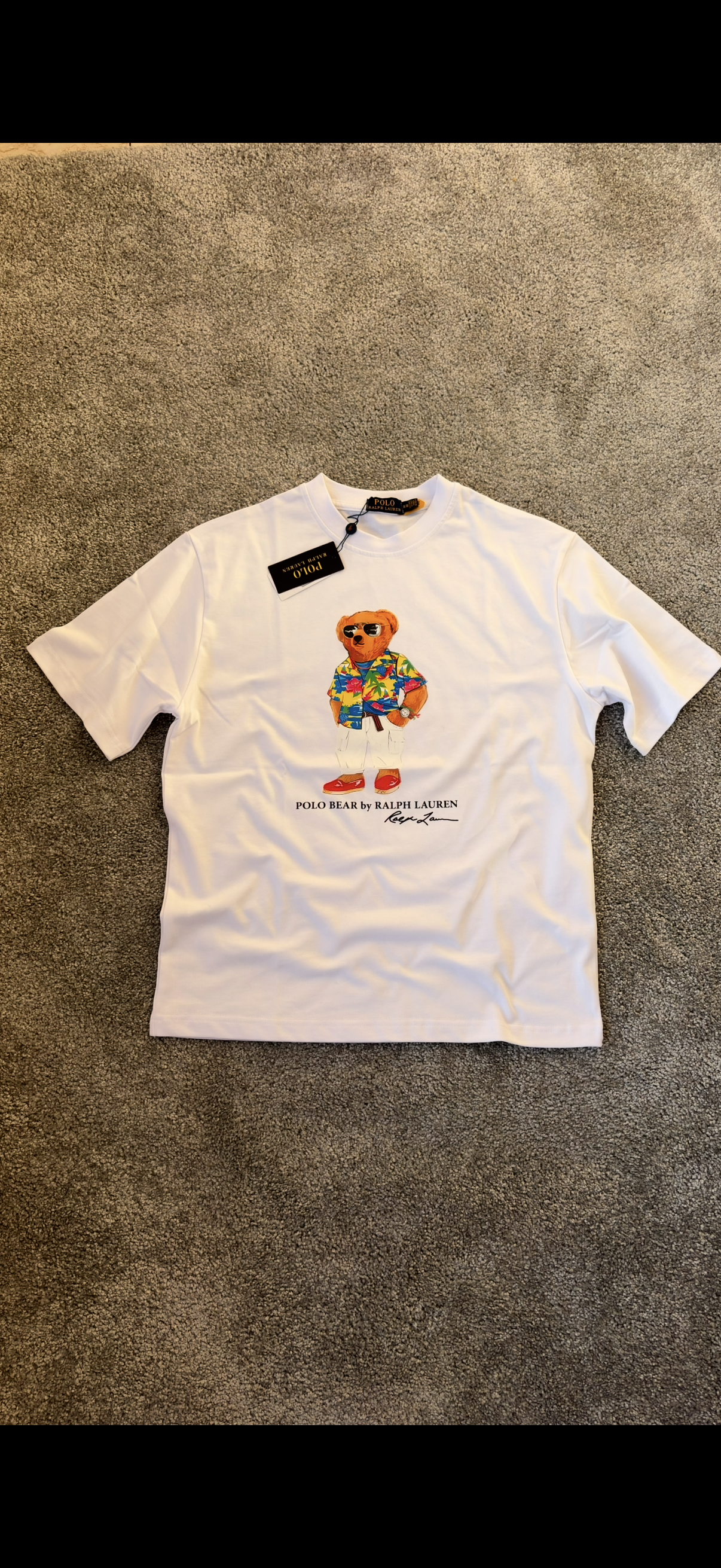RL BEAR WHITE T-SHIRT#2