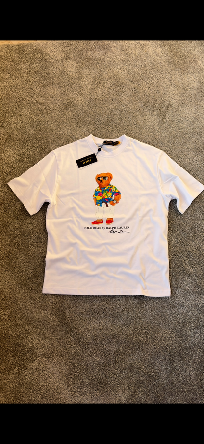 RL BEAR WHITE T-SHIRT#2