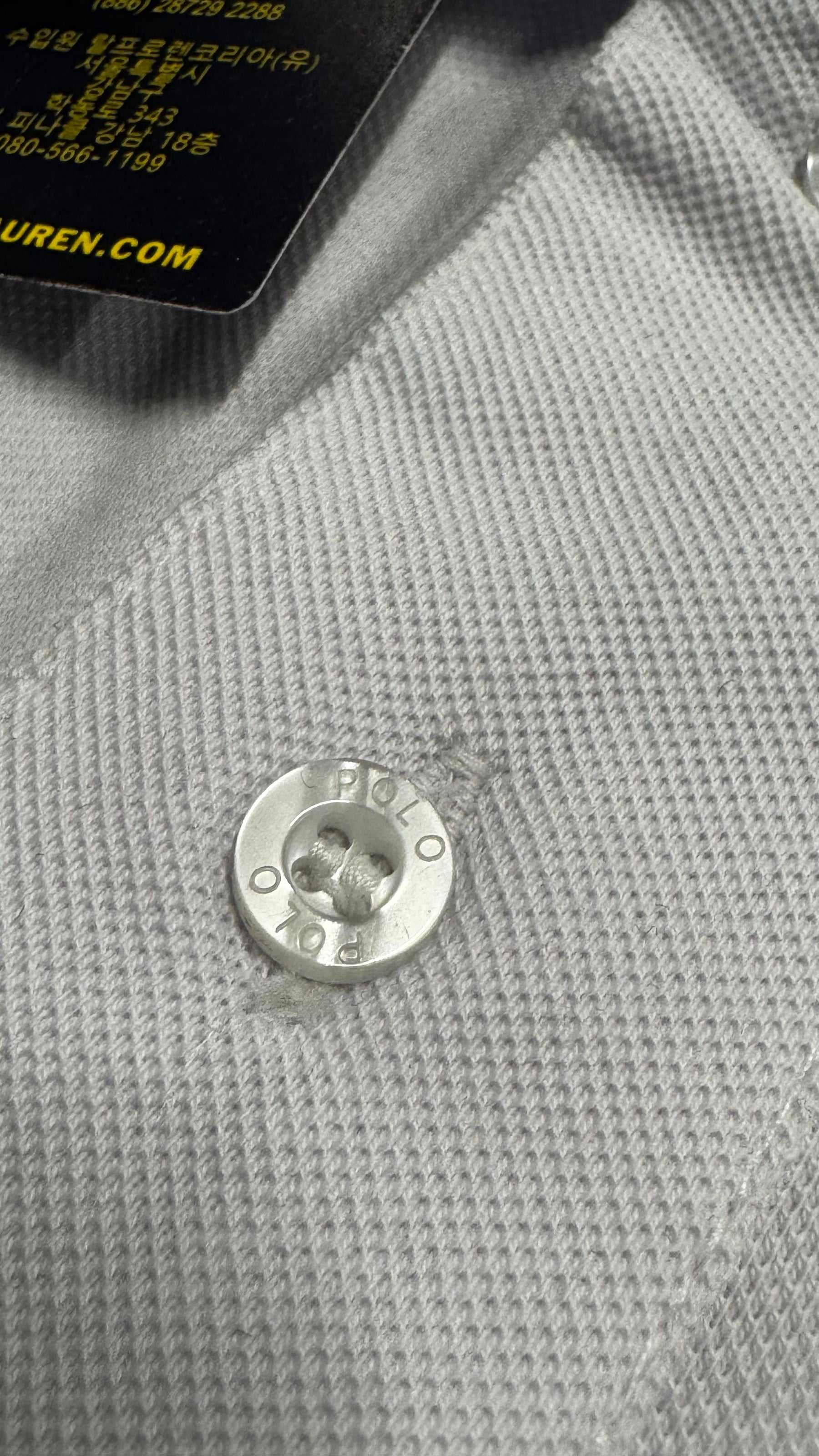 RL WHITE POLO SHIRT