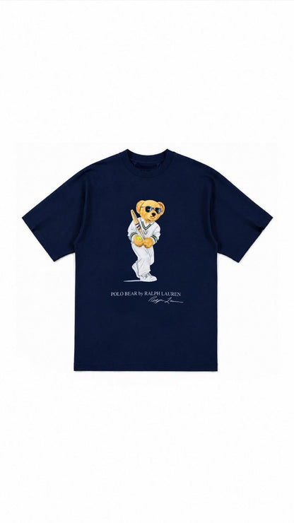 RL TEDDY BEAR NAVY BLUE T-SHIRT