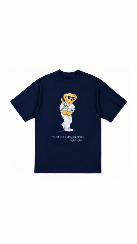 RL TEDDY BEAR NAVY BLUE T-SHIRT
