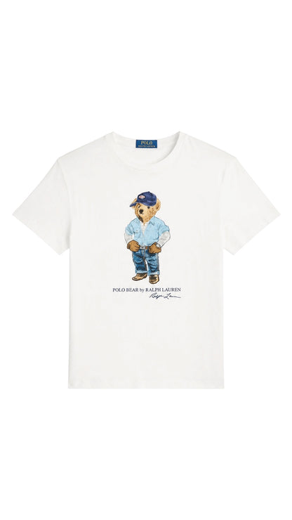 RL BEAR WHITE T-SHIRT#3