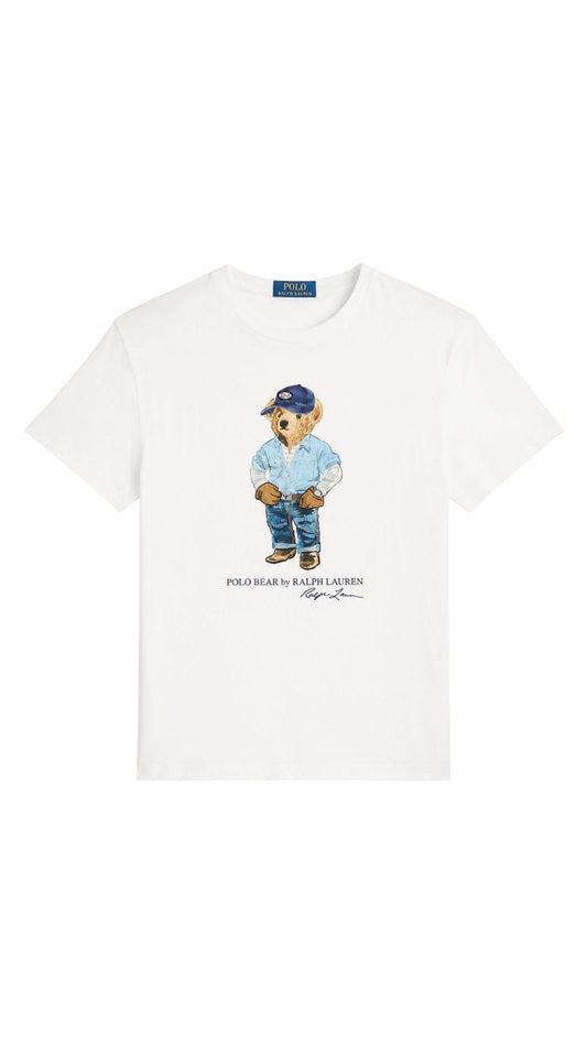 RL BEAR WHITE T-SHIRT#3