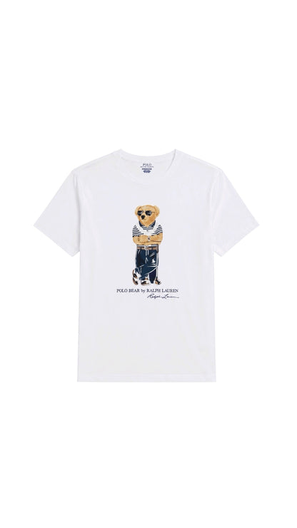 RL BEAR WHITE T-SHIRT#7