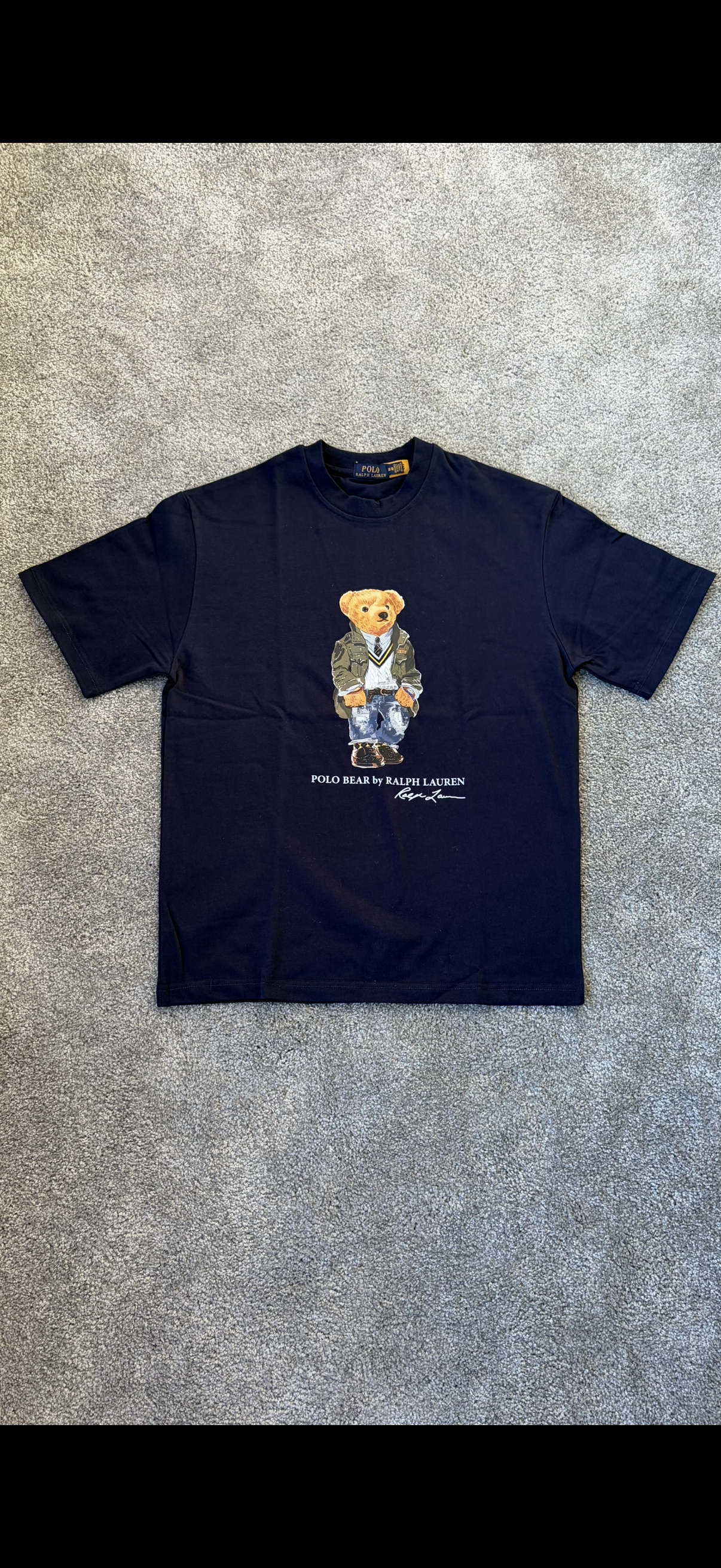 RL BEAR NAVY BLUE T-SHIRT#9