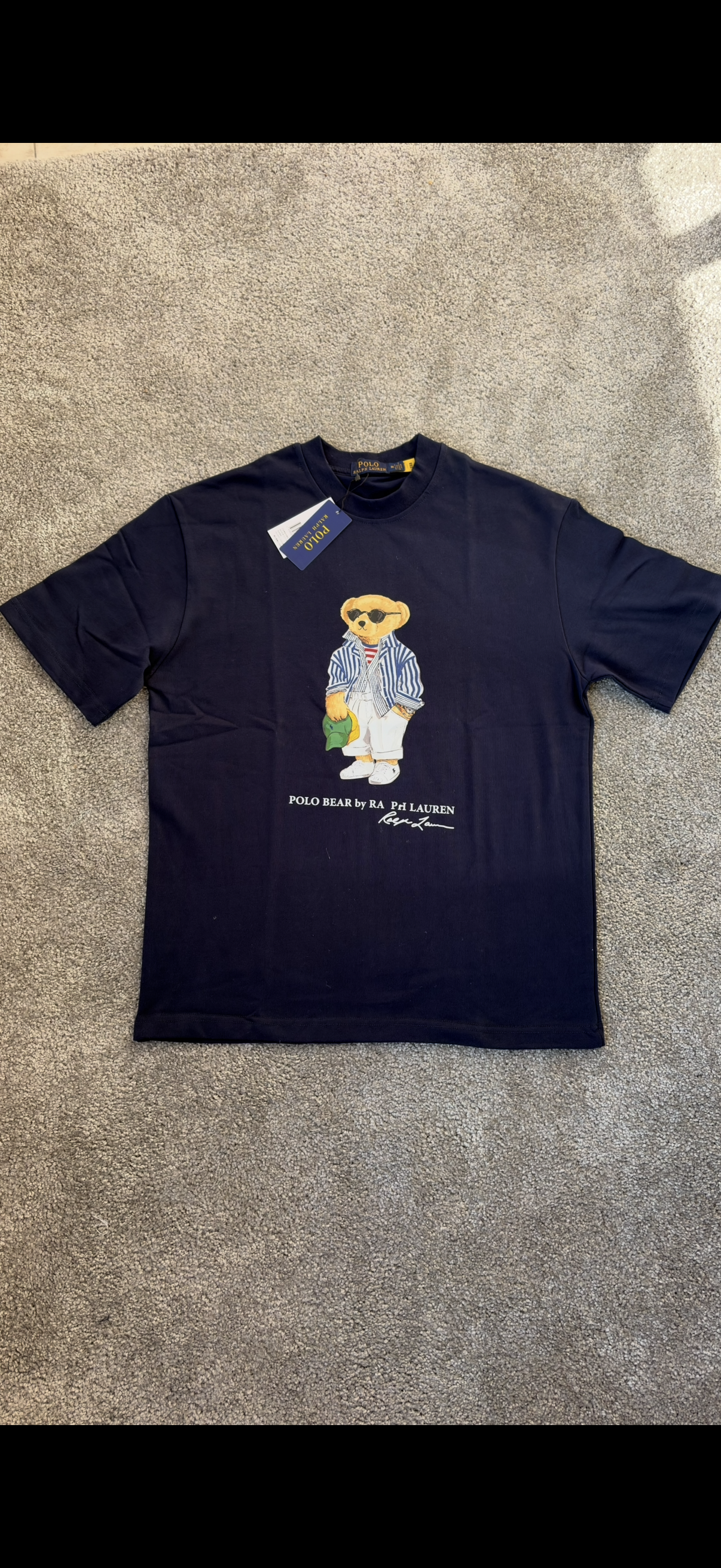 RL BEAR NAVY BLUE T-SHIRT#8