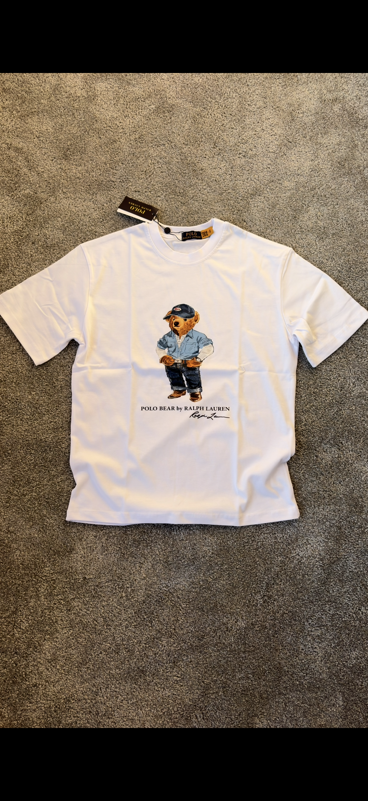 RL BEAR WHITE T-SHIRT#3