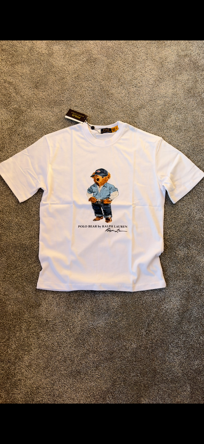 RL BEAR WHITE T-SHIRT#3
