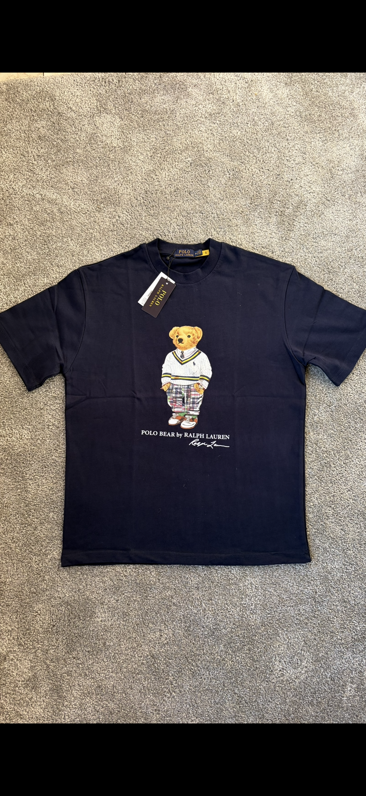 RL BEAR NAVY BLUE T-SHIRT#4