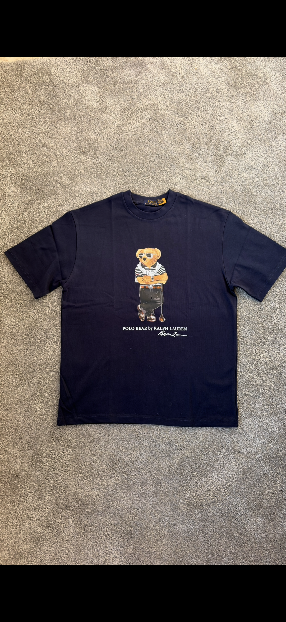 RL BEAR NAVY BLUE T-SHIRT#10