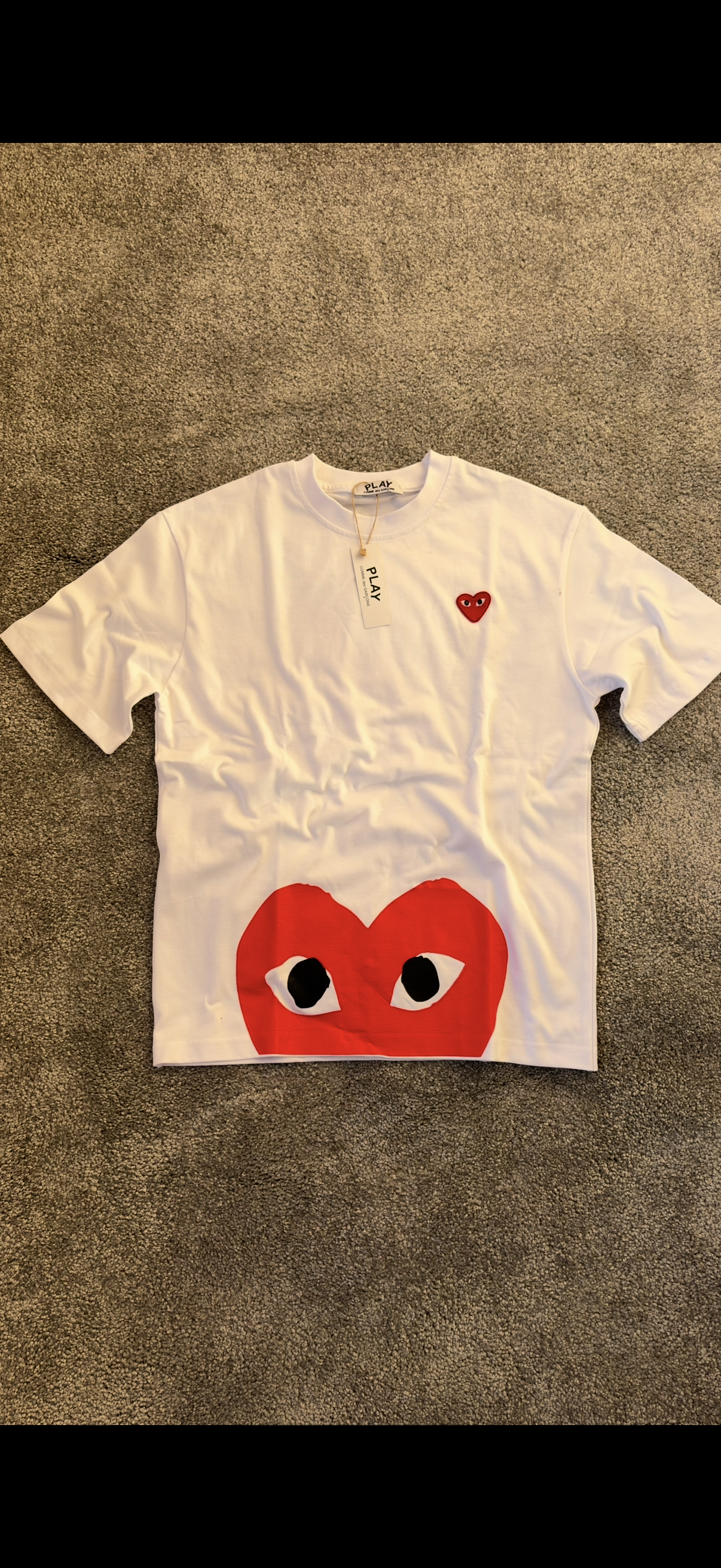 CDG WHITE T-SHIRT