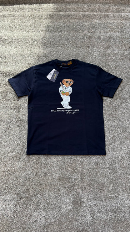 RL TEDDY BEAR NAVY BLUE T-SHIRT
