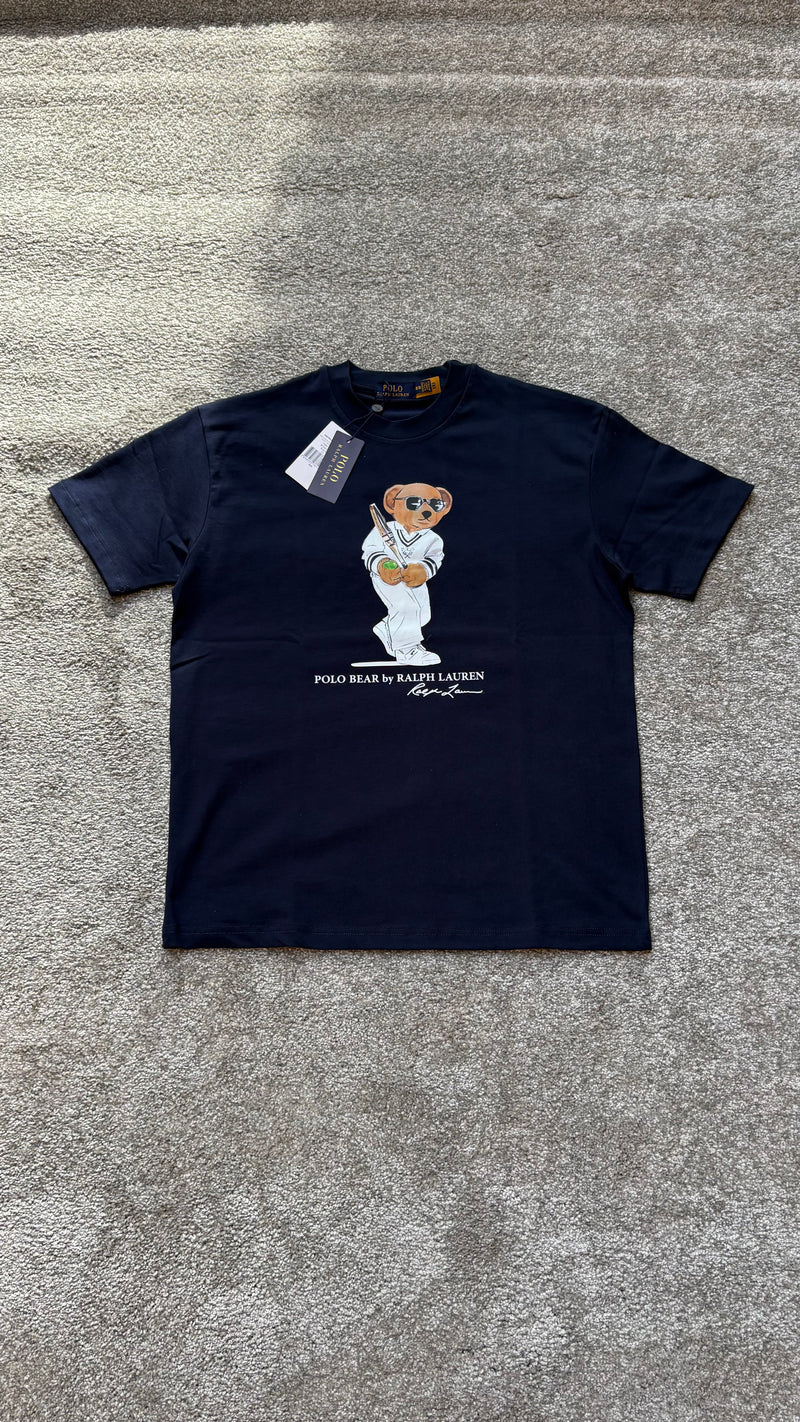 RL TEDDY BEAR NAVY BLUE T-SHIRT